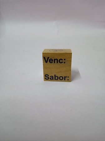 Mini carimbo - Venc:  Sabor: