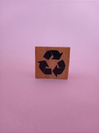 Mini carimbo - Símbolo de reciclagem