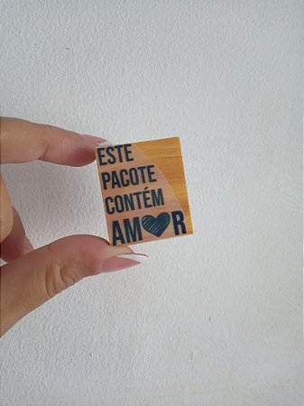 Carimbo - Este pacote contém amor