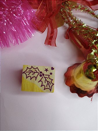 Carimbo - Folhas de Natal