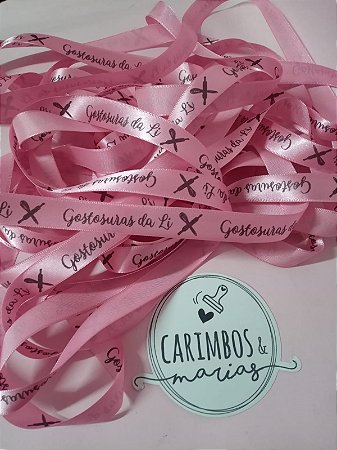 Fita de cetim - Personalizada 1,5cm