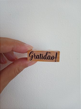 Carimbo - Gratidão