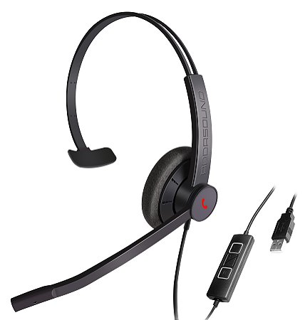 FONE DE OUVIDO EPIC 301 USB-A MONO AURICULAR ADDASOUND