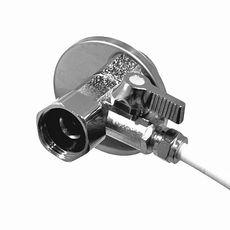 Adaptador Para Filtro de água Entrada 1/4 Com Registro Rosca 1/2