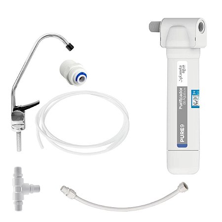 Kit Purificador Com Torneira Faucet Pure 9 Planeta Água