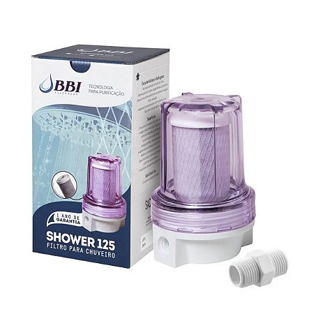 Filtro Chuveiro Ou Ducha Bbi Shower125 Carvão Tira Cloro