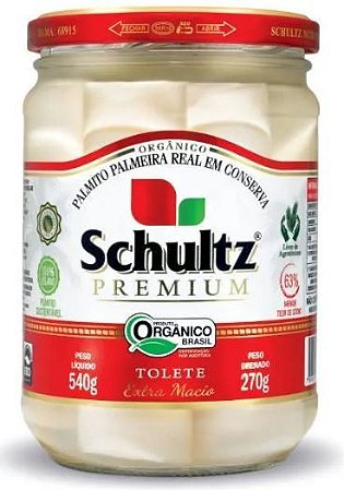 PALMITO PALMEIRA REAL INTEIRO SCHULTZ (270G)