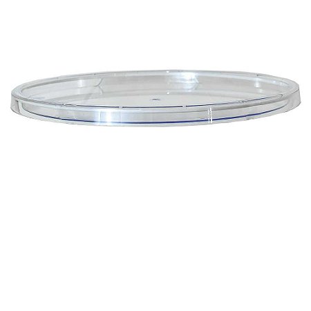 BANDEJA REDONDA DE 25 cm - CRISTAL - 1 unidade