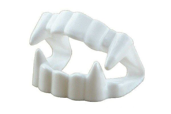 DENTADURA DE PLÁSTICO - Pacote com 10 unidades