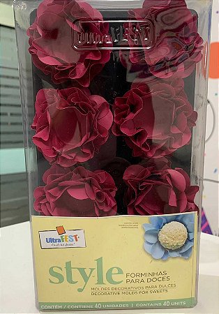 FORMINHA PARA DOCES - STYLE - ROSA PINK - Caixa com 40 unidades