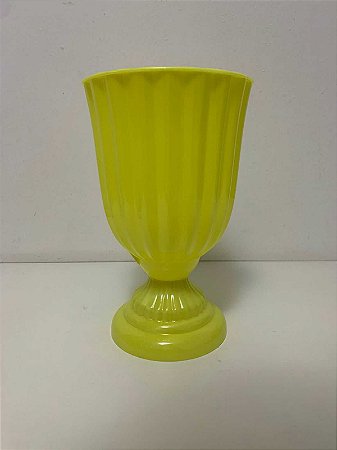 VASO DUBAI AMARELO FLUORESCENTE - PEQUENO - 1 unidade