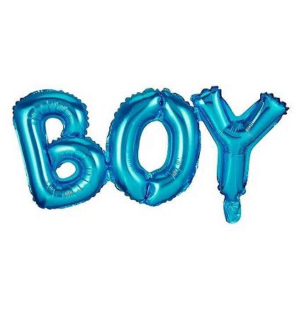 BALÃO METALIZADO - BOY  - 1 unidade