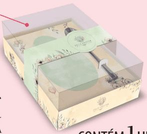 CAIXA PARA MEIO OVO DE COLHER 250 g - COELHINHOS - Ultrafest - 1 unidade