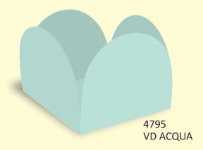 FORMINHA PARA DOCES CAIXETA 35mm - VERDE CANDY - Pacote com 50 unidades