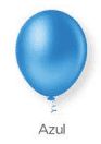 BALÃO LISO REDONDO - PIC PIC Nº 05 - AZUL - Pacote com 50 unidades