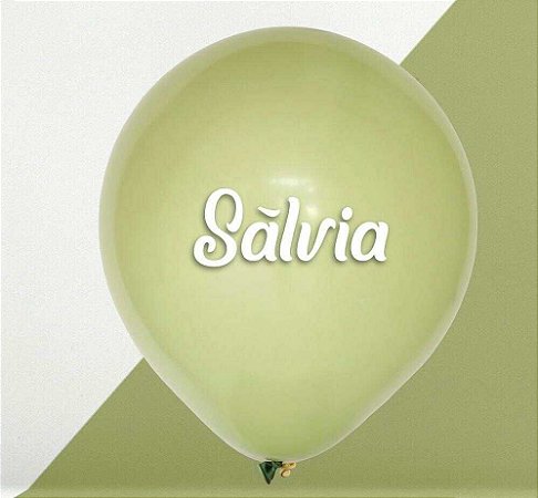 BALÃO LISO - ART-LATEX Nº 09 -  SALVIA - Pacote com 50 unidades