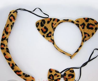 CONJUNTO DE ACESSÓRIOS ONÇA  - Pacote com 3 peças