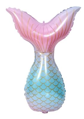 BALÃO METALIZADO CAUDA DE SEREIA (FURTA COR) - 1 unidade