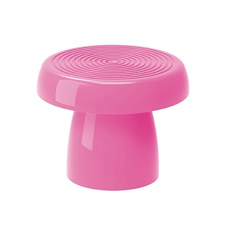 BANDEJA REDONDA ALEGRA 20 CM + PÉ (VASO) 15 CM - ROSA CLARO - Produfest