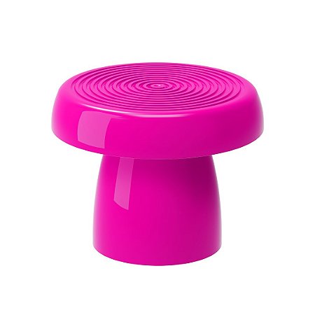 BANDEJA REDONDA ALEGRA 20 CM + PÉ (VASO) 15 CM - ROSA PINK - Produfest