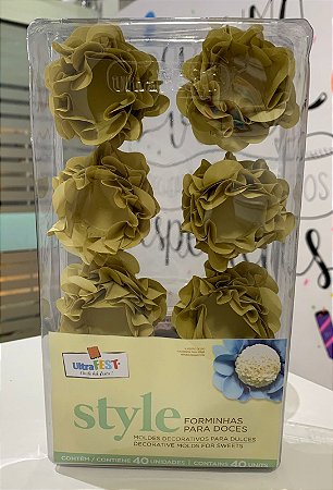 FORMINHA PARA DOCES - STYLE - ERVA DOCE - Caixa com 40 unidades