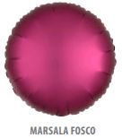 BALAO FOSCO BOLA - 18" -  45 CM - MARSALA - 1 unidade.