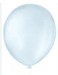 BALÃO GLOBO (FAT BALL) - AZUL CANDY - PIC PIC Nº 250 - 1 unidade