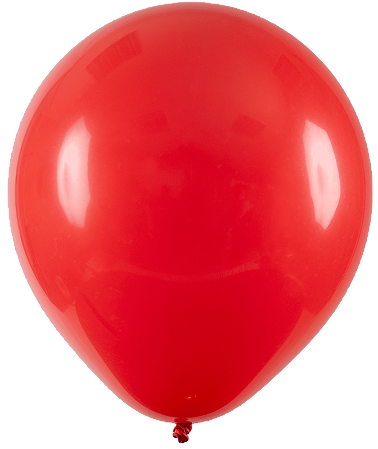 BALÃO LISO - ART-LATEX Nº 16 - VERMELHO - Pacote com 12 unidades