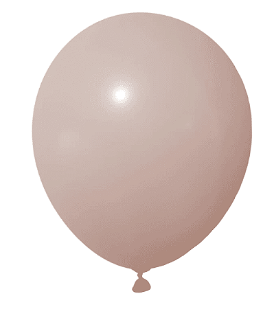 BALÃO REDONDO LISO- ART-LATEX Nº 05 - ROSA CUPCAKE - Pacote com 50 unidades
