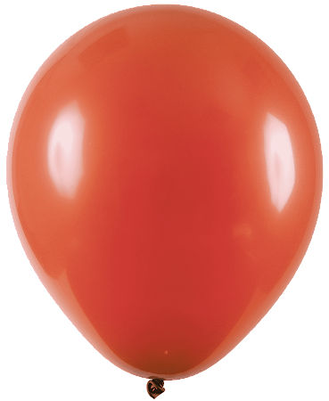 BALÃO LISO - ART-LATEX Nº 16  - TERRACOTA - Pacote com 12 unidades
