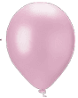 BALÃO PEROLA REDONDO - PIC PIC N°09 - ROSA CANDY - Pacote com 25 unidades.