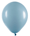 BALÃO REDONDO  ART-LATEX Nº 05 - AZUL CLARO - Pacote com 50 unidades