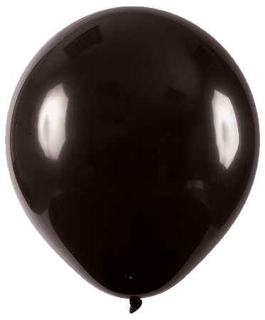 BALÃO LISO - ART-LATEX Nº 05 - PRETO - Pacote com 50 unidades