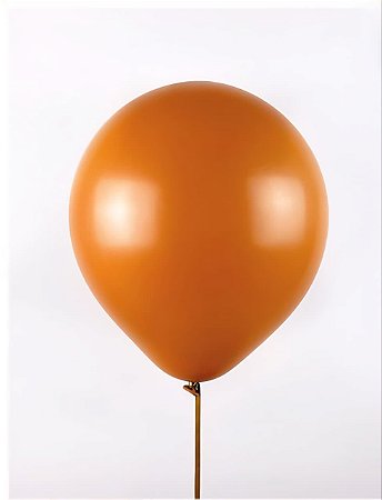 BALÃO REDONDO  ART-LATEX Nº 09 - LARANJA TERRA - Pacote com 50 unidades