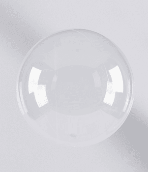 BALÃO BUBBLE TRANSPARENTE 24" (60 cm) - ART-LATEX - 1 unidade