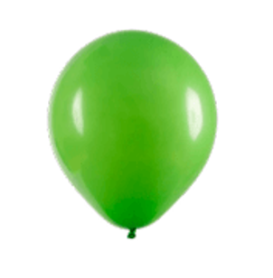 BALÃO LISO REDONDO - PIC PIC Nº 09 - VERDE LIMAO - Pacote com 50 unidades