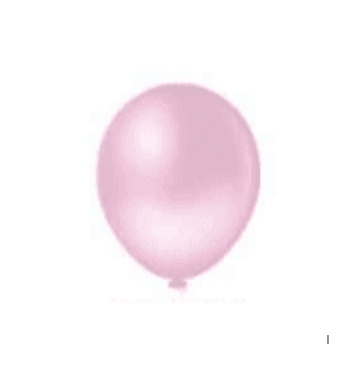 BALÃO PEROLA REDONDO PIC PIC N° 5- ROSA CANDY -Pacote com 25 unidades