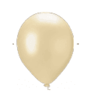 BALÃO PEROLA REDONDO PIC PIC N° 5- AMARELO CANDY -Pacote com 25 unidades
