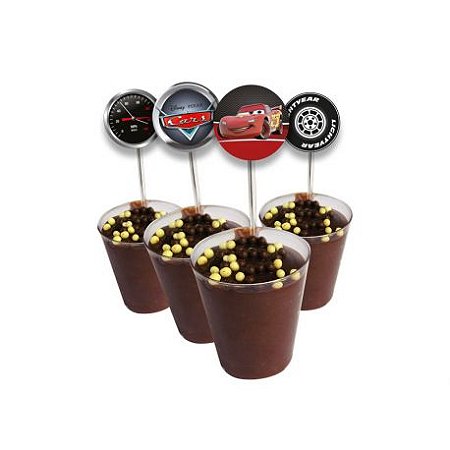 COLHER COM ENFEITE CARS 3 - 20 UNIDADES
