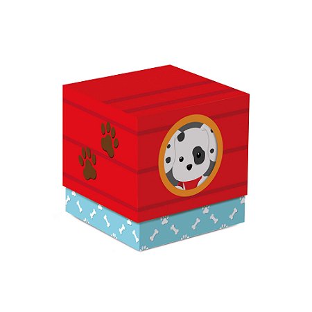 CAIXA SURPRESA (CUBO) CACHORRINHOS - Pacote com 8 unidades
