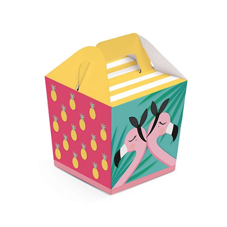 CAIXA SUSHI FLAMINGO - Pacote com 8 unidades
