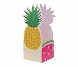 CACHEPOT COM APLIQUE FRUTAS - Pacote com 8 unidades