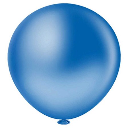 BALÃO GLOBO (FAT BALL) - AZUL - PIC PIC 250 - 1 unidade