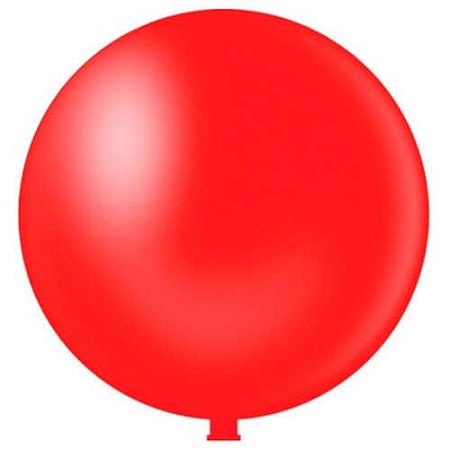 BALÃO GLOBO (FAT BALL) - VERMELHO - PIC PIC 250 - 1 unidade