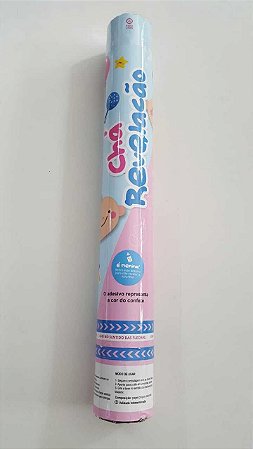 LANÇA CONFETES CHÁ REVELAÇÃO AZUL - 30 CM - 1 UNIDADE