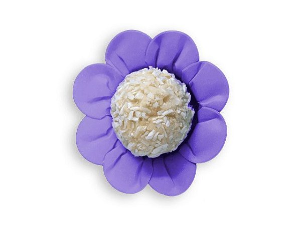 FORMINHA PARA DOCES PRIMAVERA (DAISY) - LILÁS - Pacote com 50 unidades