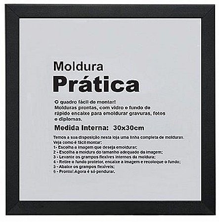 MOLDURA PRÁTICA 30X30CM