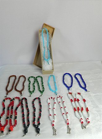 Patua Guia Para Carro Bolsa Proteção Sorte Orixa Cristal25CM