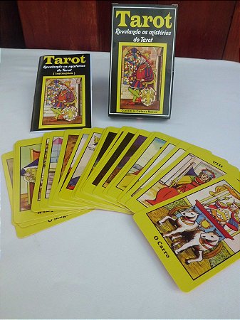 Baralho Tarot Revelando os Mistérios do Tarot  24 Cartas Coloridas