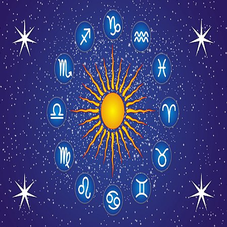 TOALHA ESOTERICA TARÔ ASTROLOGIA SIGNO SOL ESTRELA  ZODIACO